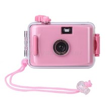 폴라로이드 로모카메라 즉석 레트로 캠코더 Lomo 수중 방수 카메라 미니 귀여운 35mm 필름 하우징 케이스 포함 드롭, [03] pink, 03 pink
