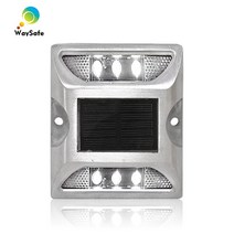 도로표시등 도로표지병 태양광 쏠라 LED 안전유도등 반사체 도로 높은 밝은 흰색 led 진입로 교통 도로 마커 led 태양 고양이 눈 도로 스터드, 어두운 회색