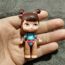 베이비돌 장난감 어린이장난감 원래 및 멀티 스타일 옵션 Bezi 아기 인형 6 cm-10 cm 소녀 놀이 집 선물, [04] A2-1PC