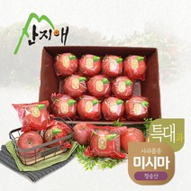 산지애 씻어나온 꿀사과 4kg 1box (특대과) / 청송산 미시마 당도선별, 1개