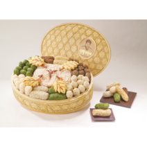 안전먹거리 국산 명인안복자 한과세트, 1box, 900g
