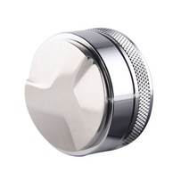 MOJAE 마카롱 커피 파우더 디스트리뷰터 프레스 툴 템퍼 58mm, 1개, Silver