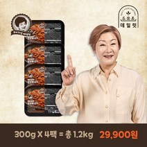 [배연정] 오삼불고기 300g 4팩 총 1.2kg, 4개