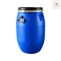 소형 폐기물통 플라스틱 드럼통 폐수통 수산물통 50L, 30L