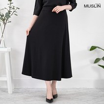 모슬린 엄마옷 아이스 롱 스커트 ESK203074 마담 미시옷 중년여성의류 빅사이즈 50대 60대여성옷