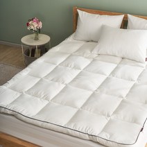 7cm 안티알러지 워싱 모달 고정밴드 마이크로화이바 침대 토퍼, 핑크