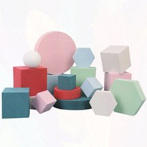 촬영용 전시대 디스플레이 작품 박스 받침대 소품, 흰색직육면체10X10X4CM0x0cm