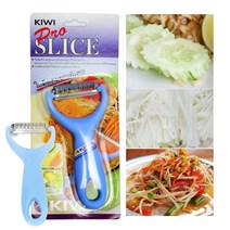 만능 솜땀 채칼 얇은 채썰기칼 1P 파파야 과일 야채 모양내기 Somtam Slicer, 1개