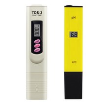 세균측정기디지털 PH 테스터 TDS 미터 LCD 디스플레이 측정 수질 순도 수영장 수족관 25%, 03 ph and tds meter