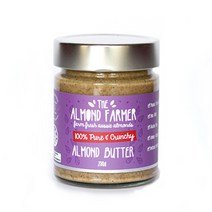 더아몬드파머 호주 아몬드 버터 스프레드 퓨어 & 크런치 250g, 퓨어&크런치