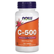 해외 3260005595 Now Foods (나우 푸드) Now Foods C-500 로즈힙 함유 100정