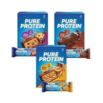 퓨어 프로틴 단백질 바 버라이어티팩 18개 글루텐 프리, Variety Pack, 12 Count (Pack of 1)