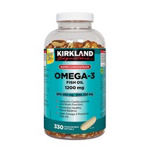 오메가3 알츠하이머 만성질환 심장질환 1200mg [캐나다 내수용], 1통, 330정