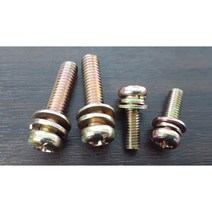 철 샘스 둥근머리볼트 M3x5(500개) 외 사이즈, 철 샘스 둥근머리볼트 M6x30(300개), 500개