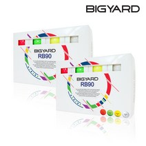2세트 빅야드 RB90 2피스 초고반발 크리스탈 골프공 골프볼, 그린 24알, 1개, 2개
