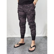 남자 여름 쿨 냉감 냉장고 바지 아이스 스판 더블 포켓 카모 카고 조거 팬츠 3컬러