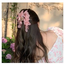 현블러썸 hyunblossom 수국플라워헤어집게핀 꽃핀 플라워 헤어핀 메탈 집게 헤어핀 골드 메탈 실버 나비드롭 화려한 집게핀 올림머리 헤어집게 대형 빅사이즈 장식 드롭 나비 수지