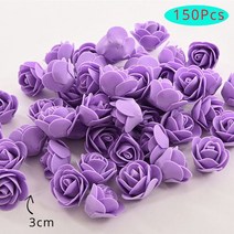 곰돌이꽃 장미 곰돌이 거품 테디 베어 의 금형 DIY 공예 웨딩 생일 파티 장식 발렌타인, 14 150pcs flower purple