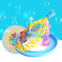 바람개비 버블채 더블자이언트 비눗방울 비누방울 야외 캠핑 장난감, 랜덤