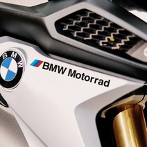 BMW모터라드 로고 레터링스티커 데칼, 200x18mm, 흰색