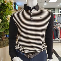 [ 임페리얼]## 마감세일 ## 가볍고 터치감 좋으며 따뜻하게 입을수 있는 스트라이프 남성 티셔츠 ISA1409 인천논현, 화이트, 100