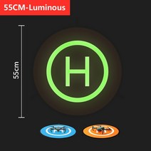 드론부품 드론 주차 에이프런 패드 55cm 접이식 랜딩 범용 매트 DJI 매빅 프로 액세서리, 02 55CM-Luminous