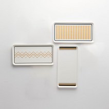 북유럽 감성 직사각 접시 3종 디저트 홈카페 브런치 플레이트 국산도자기 혼수 집들이 선물, 03 스텔라 직사각 접시