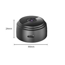 실외 실내 현관 무선 cctv 감시카메라 가정용 초소형 a9 1080p mini camera for vehicle car camera 홈 보안 카메라 wifi ir 무선 307, 720p 블랙