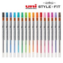 유니 시그노 스타일핏트 젤잉크 리필심 UMR-109 0.38mm, 10개입, 블랙