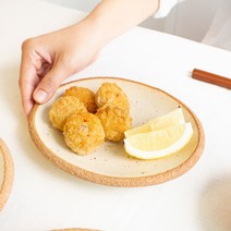 토판 쿠키 타원 접시 이천도자기 라자냐그릇 명품 도자기공방 그라탕그릇 예쁜, 브라운