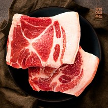 (주)다온미트 다온미트 오늘은돼지 듀록미박목살 숯불용 500g 20kg까지 주문가능, 단품