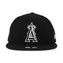new era (뉴에라) 59FIFTY 로스앤젤레스 엔젤스 [MLB TEAM-BASIC FITTED CAP/BLACK-WHITE] NEW ERA LOS ANGELES AN