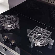 가스레인지 거치대 가스렌지삼발이 냄비받침대 냄비 미끄럼방지선반, 블랙 사각형