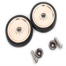 자전거 보조바퀴 16 18 20 22 24 인치 성인용 스페어 사이클 Aceoffix 52mm 브롬톤 용 간편한 휠 Easywheel Accessories 1 pair