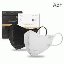 재고정리아에르마스크프로/국내산라이트핏/어드밴스드 KF94마스크다양한10컬러숨쉬기가 좋은마스크, 아에르프로 브라운_M