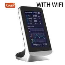 미세먼지 측정기 실내 다기능 공기 감지기 TVOC 가스 품질, 협력사, Wi-Fi를 갖춘 DM72C