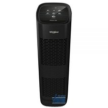 Whirlpool Whispure WPT80B 트루 헤파 청정기 활성탄 고급 항균 알레르기 냄새 애완동물 비듬 곰팡이 연기 흡연자 및 세균에 이상적 라지 블랙, Large_Black