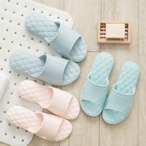 퀼팅 디자인 거실화 사무실슬리퍼 캐쥬얼 실내화 EVA 욕실 모텔 발이편한 미끄럼방지 내빈용, 퀼팅슬리퍼, 여성 크림