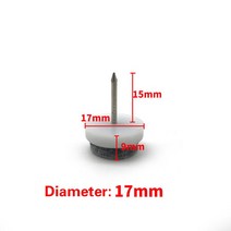 30 개/갑/팩 펠트 발 패드 스키드 글라이드 손톱 보호대 가구 의자 테이블 다리 14MM/17MM/20MM/22MM/24MM/28MM, H