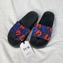 TCR 여성용 여름 웨지 패턴슬리퍼 120