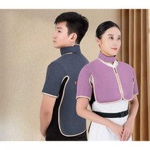 어깨 소금 찜질기 목 전기 온열팩 효도 노인 마사지, (애연)커피색(팔 제외) 어깨 목 온찜질
