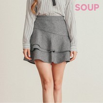 [SOUP] 티어드 러플플레어 미니스커트(SV2SR02)