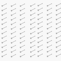 피플스파티 법정순은925 은코피어싱 10개 PA847_크리(코)