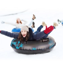 대형 썰매 튜브 핸들 익사이팅 얼음 원형 겨울