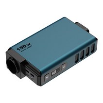 무소음발전기 소형 캠핑 150w 휴대용 미니 발전소 pd100w 홈 비상 전원 은행, 초록, 1개