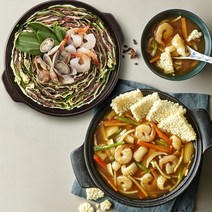 애슐리 해산물 밀푀유나베+해물 누룽지탕 (총 4인분) 홈파티 밀키트