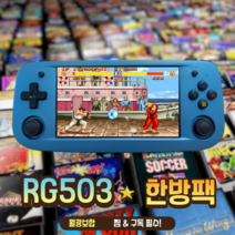 RG503 한방팩 가정용 오락실 레트로 게임기 오락기 5S 25S 40S 미니 휴대용 128G 게임팩 (기기별도 구입 필요)