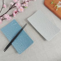 유포 포칼라 퓨전 직사각 141 8.7인치 그레이 BB 멜라민 접시 업소용, 유포포칼라 퓨전직사각 141-8.7인치 청블