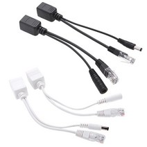 POE EXTENDER 익스텐더 확장 인젝터 전원 공급 장치 모듈 어댑터 케이블, 흰색 RJ45 인젝터