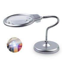 UC-CP205 탁상용 LED돋보기스탠드 조명 확대경 루페, 쿠팡시아몰K 1, 쿠팡시아몰K 본상품선택